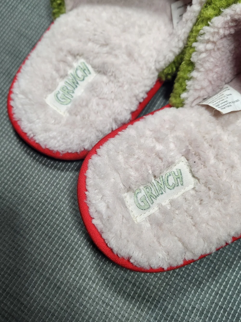 Dr. Seuss The Grinch Christmas Slipper Size L 11-12 Pre-owned